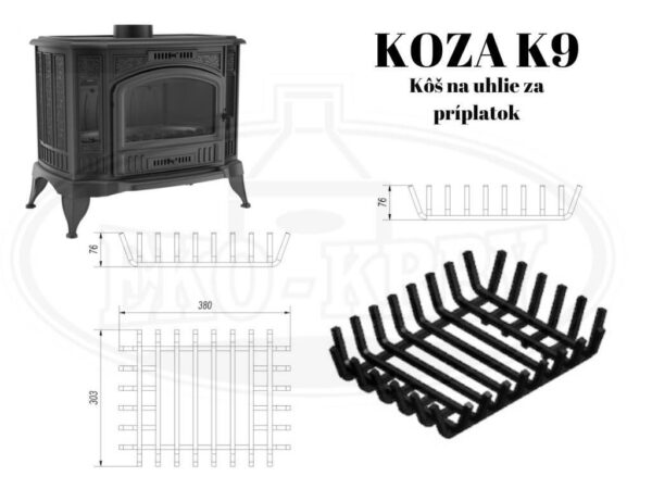 KOZA K9 košík na uhlie